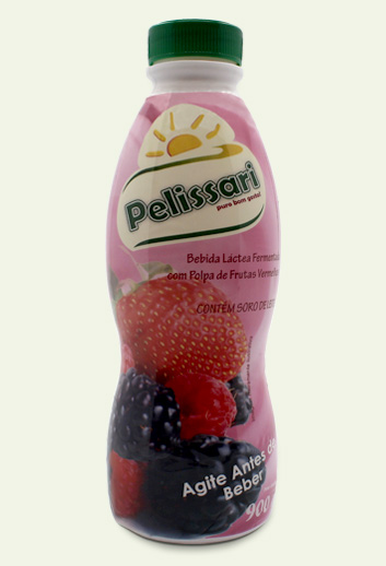 Pelissari - Bebida Láctea Frutas Vermelhas